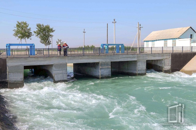 In Uchkurgan began the construction of a hydroelectric power station 